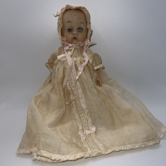 Allied Eastern Other - Vintage Allied Eastern AE Sleepy Eyes Drink Wet Vinyl Baby Doll USA